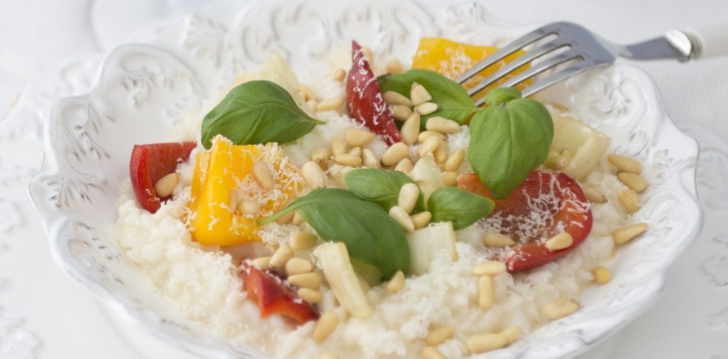 Risotto med grönsaker