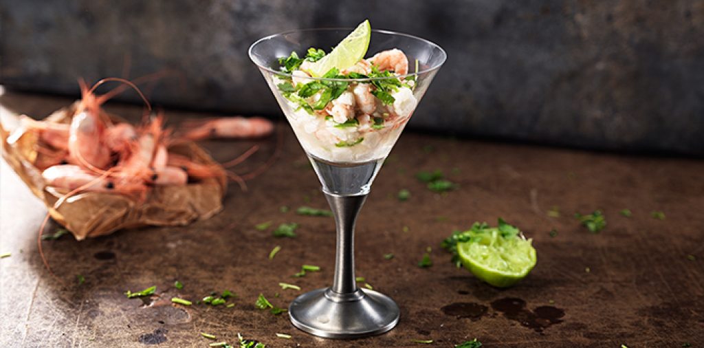 Margaritaceviche på hälleflundra