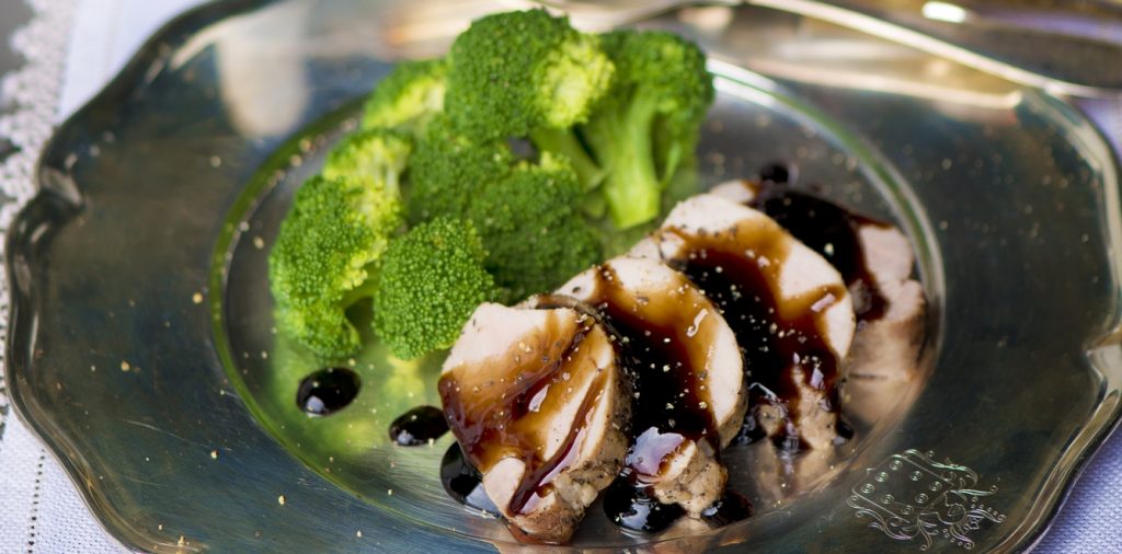 Bräserad fläskfilé med balsamico