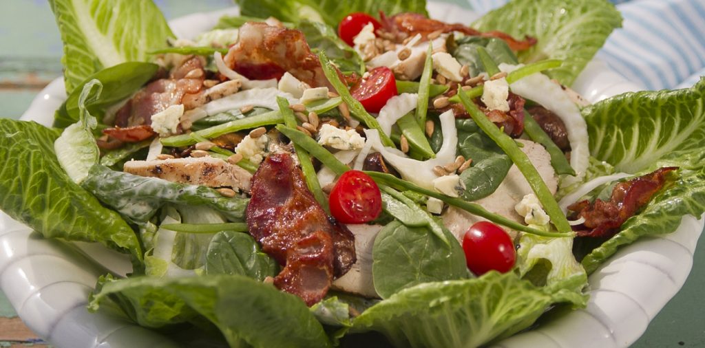 Krämig kycklingsallad