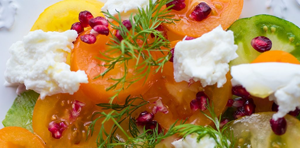 Tomatsallad med mozarella