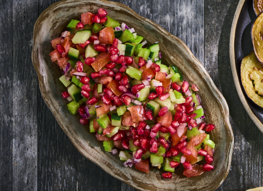 Sellerisallad med granatäpple – Saladi Karawz