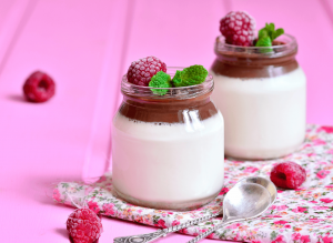 vin till pannacotta med hallon