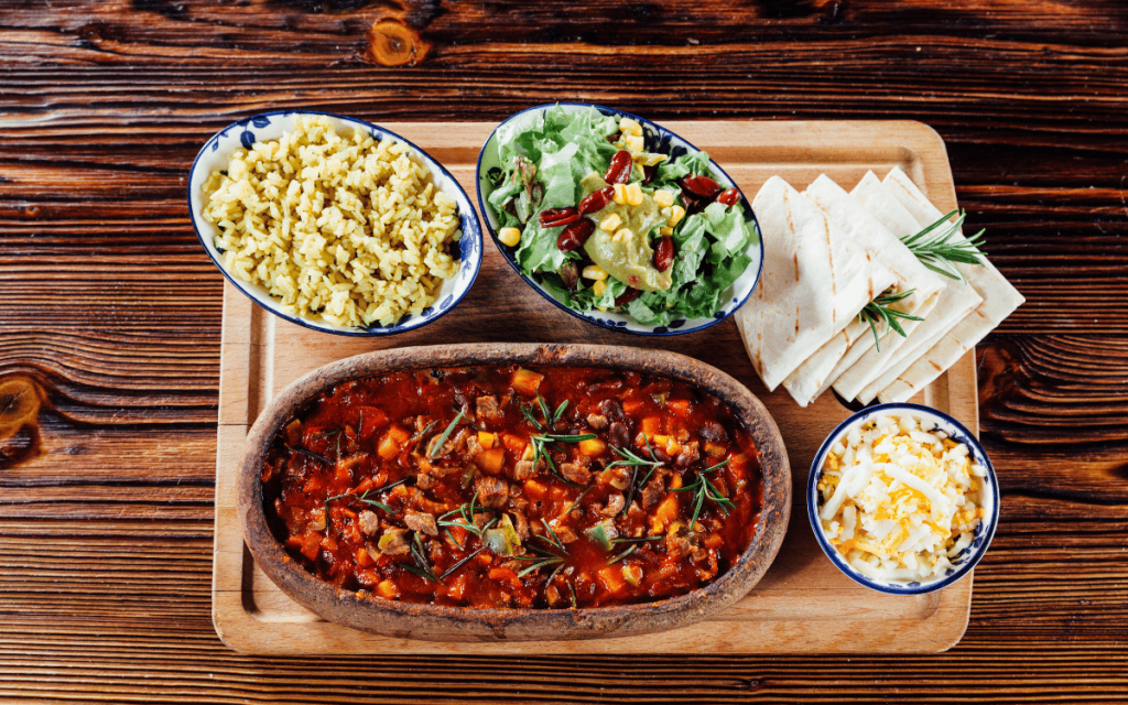 Chili con carne svarta bönor