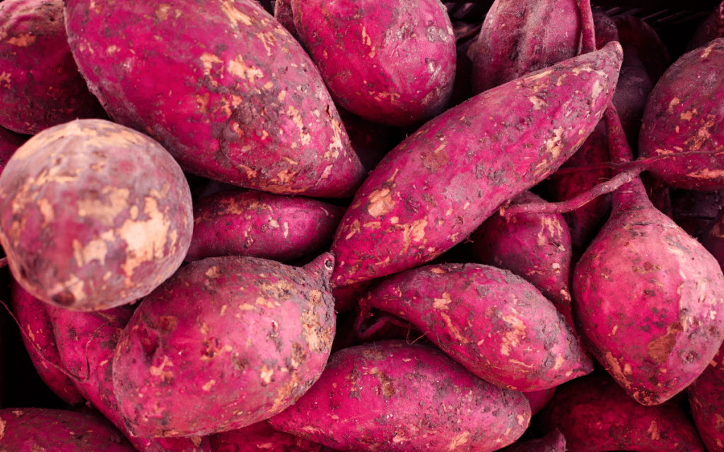 Sötpotatis med smör och salt