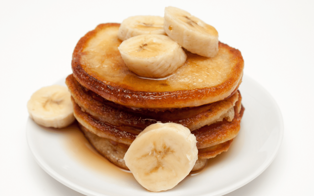 Banan och kokospannkakor