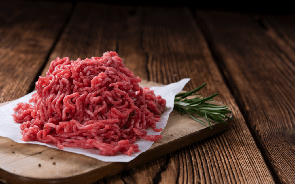 Köttfärsfyllt franskbröd