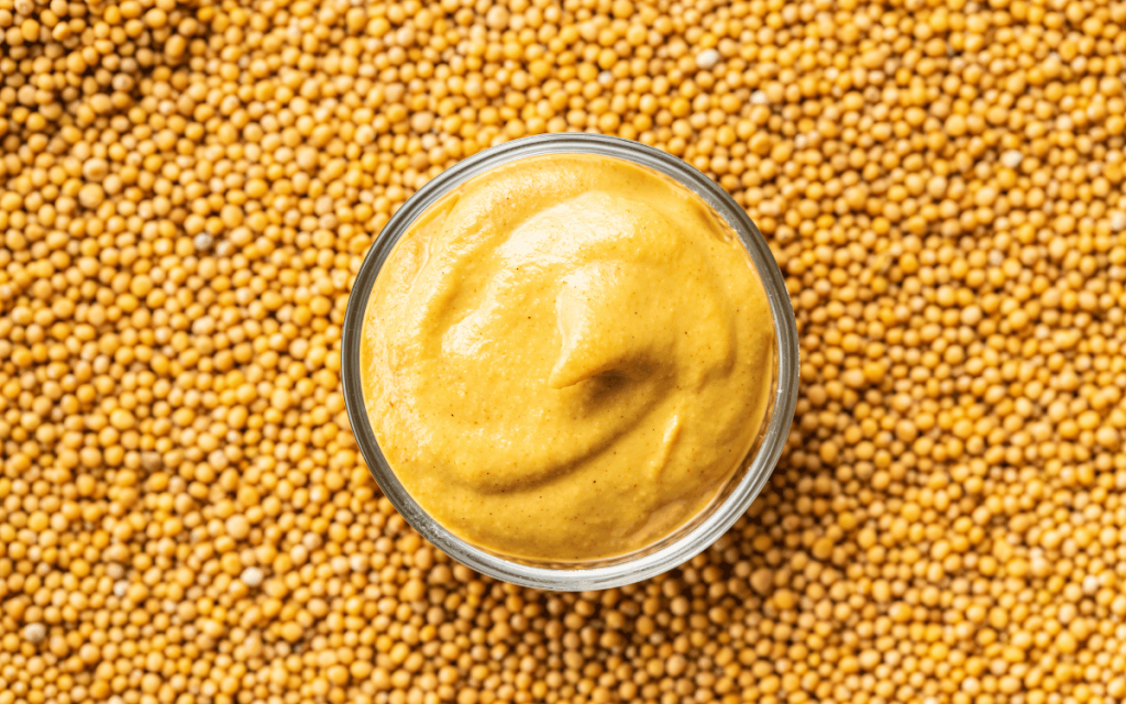 Creme Fraiche med tre sorters senap