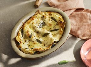 Bild: Lasagne med svamp, salvia och ricotta