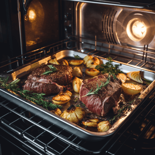 älg entrecote i ugn tid