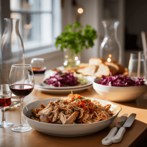 pulled pork med fryst kött
