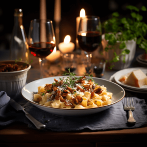 supergod pastasås med champinjoner och bacon