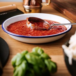 Äkta italiensk tomatsås
