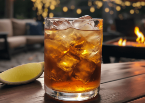 drink på mörk rom
