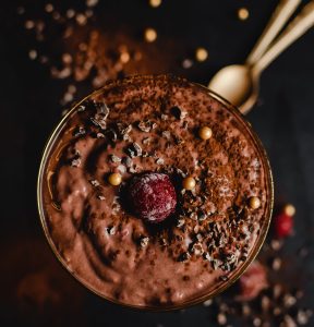 vegansk chokladmousse