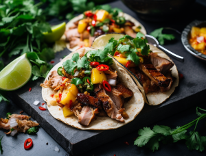 asiatisk tacos