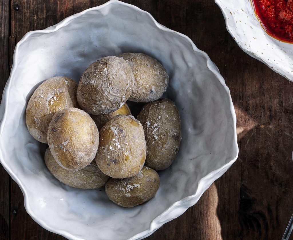 Skrynklig potatis
