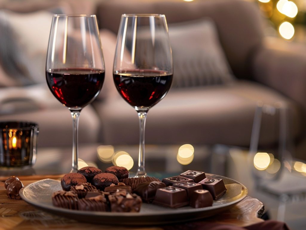 rött vin till choklad
