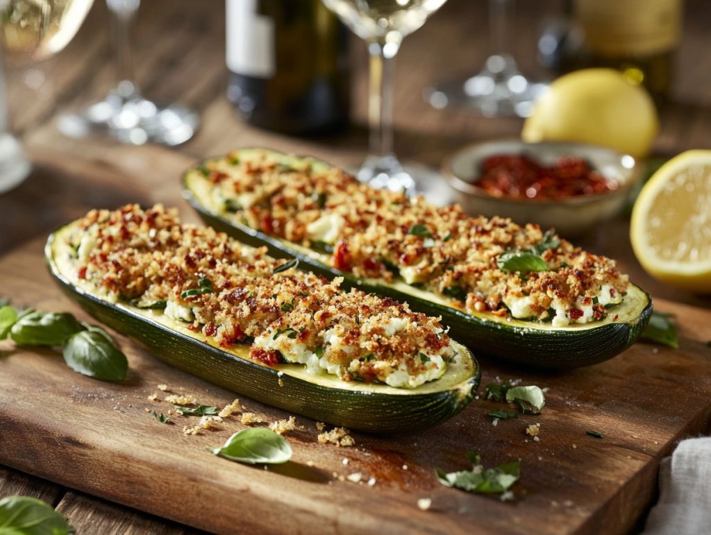 fylld zucchini