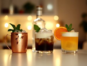 Drinkar med vodka