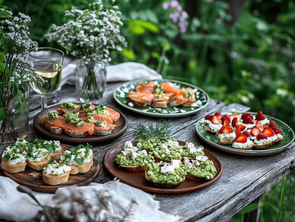 Snittar till midsommar – enkla munsbitar för många