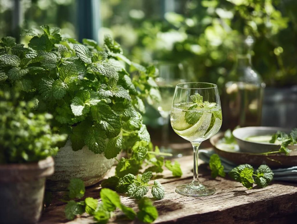 Citronmeliss i drink, dessert och vardagsmat