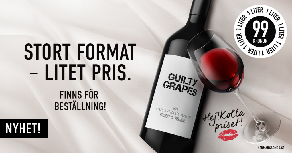 Guilty Grapes – bold, smooth and just a little bit wicked